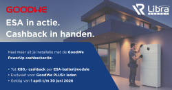 GoodWe cashbackactie: ESA in Action. Cash in Hand